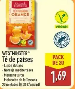 ALDI WESTMINSTER Té de países oferta