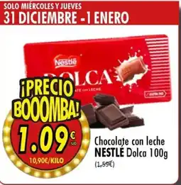 SPAR NESTLÉ Chocolate con leche Dolca oferta