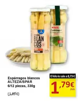 SPAR ALTEZA/SPAR Espárragos blancos oferta