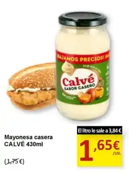 SPAR CALVÉ Mayonesa casera oferta