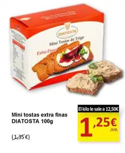 SPAR DIATOSTA Mini tostas extra finas oferta