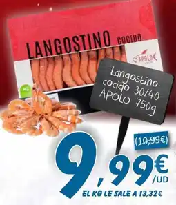 SPAR APOLO Langostino cocido 30/40 oferta