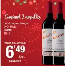 SPAR Fragadis Cune - d.o. rioja oferta