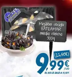 SPAR BATEAMAR Mejillón cocido media concha oferta