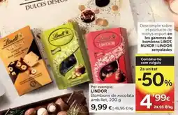 Caprabo Lindor - bombones de xocolata amb llet oferta
