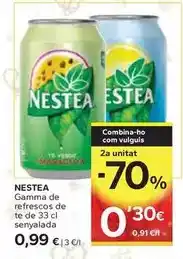 Caprabo Nestea - gamma de refrescos de te oferta