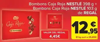 Nestlé - bombons caja roja + bombons caja roja