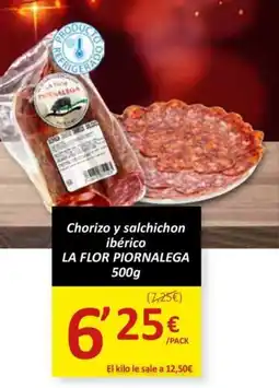 SPAR LA FLOR PIORNALEGA Chorizo y salchichon ibérico oferta