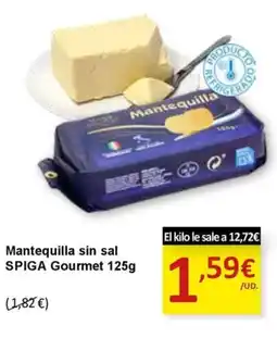 SPAR SPIGA Mantequilla sin sal Gourmet oferta