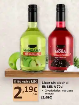 SPAR ENSEÑA Licor sin alcohol oferta