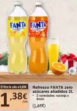 SPAR FANTA Refresco zero azúcares añadidos oferta