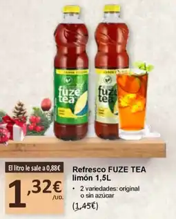 SPAR FUZE TEA Refresco limón oferta
