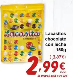 SPAR ACASA Lacasitos chocolate con leche oferta