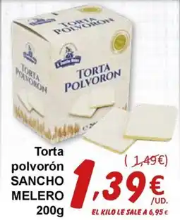 SPAR SANCHO MELERO Torta polvorón oferta