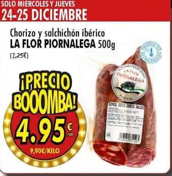 LA FLOR PIORNALEGA Chorizo y salchichón ibérico