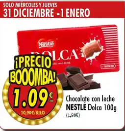 SPAR NESTLE Chocolate con leche Dolca oferta