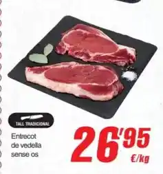 SPAR Fragadis Entrecot de vedella sense os oferta
