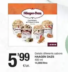 SPAR Fragadis Häagen-dazs - gelats diferents sabors oferta