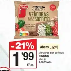 SPAR Fragadis Findus - verdures per sofregit oferta