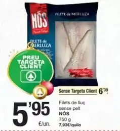 SPAR Fragadis Nos - filets de lluç sense pell oferta