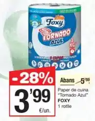 SPAR Fragadis Foxy - paper de cuina tornado azul oferta