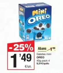 SPAR Fragadis Oreo - galetes mini oferta