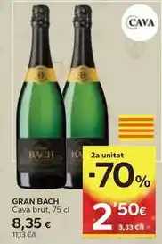 Caprabo Gran bach - cava brut oferta