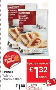 Eroski Eroski - twisted churro oferta