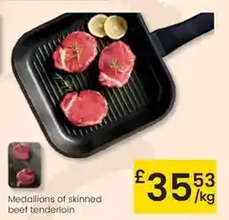 Eroski Medallions of skinned beef tenderloin oferta