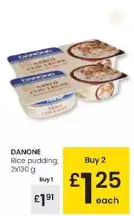 Eroski Danone - rice pudding oferta