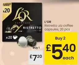 Eroski L'or - ristretto utz coffee capsules oferta