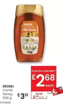 Eroski Eroski - comb honey oferta
