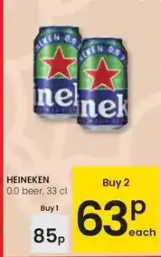 Eroski Heineken - 0.0 beer oferta