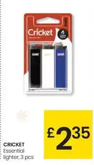 Eroski Cricket - essential lighter oferta