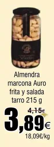 FROIZ Almendra marcona Auro frita y salada tarro oferta