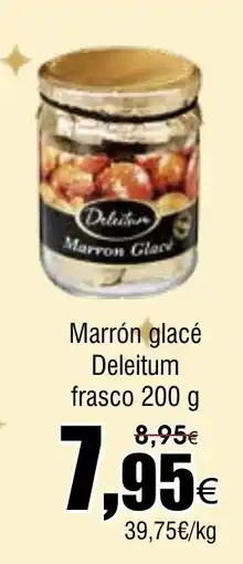 FROIZ DELEITUM Marrón glacé frasco oferta