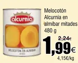 FROIZ ALCURNIA Melocotón en almíbar mitades oferta