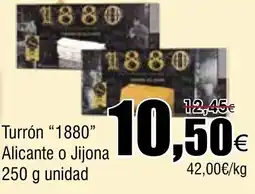 FROIZ Turrón "1880" Alicante o Jijona oferta