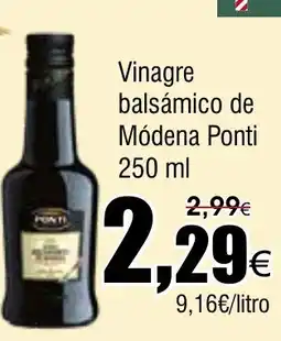 FROIZ PONTI Vinagre balsámico de Módena oferta