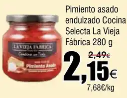 FROIZ LAVIEJA FARRICA Pimiento asado endulzado Cocina Selecta oferta