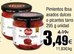 FROIZ Pimientos Ibsa asados dulces o picantes tarro oferta