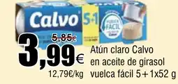 FROIZ CALVO Atún claro en aceite de girasol oferta