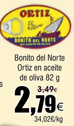 FROIZ ORTIZ Bonito del Norte en aceite de oliva oferta