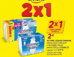 Masymas Danone - actimel liquido oferta