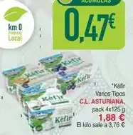 Masymas Central lechera asturiana - kefir varios tipos oferta