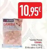 Masymas Exkimo - gamba pelada oferta