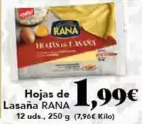 Gadis Rana - hojas de lasana oferta