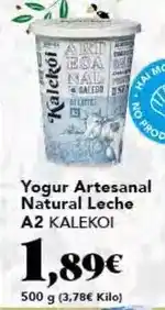 Gadis Kalekói - yogur artesanal natural leche a2 oferta