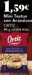 Gadis Ortiz - mini tostas con arandano oferta