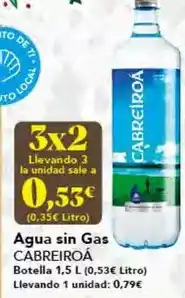 Gadis Cabreiroa - agua sin gas oferta